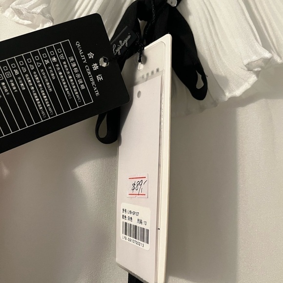 Two-tone Ruffled Midi Dress - Picture 4 of 4